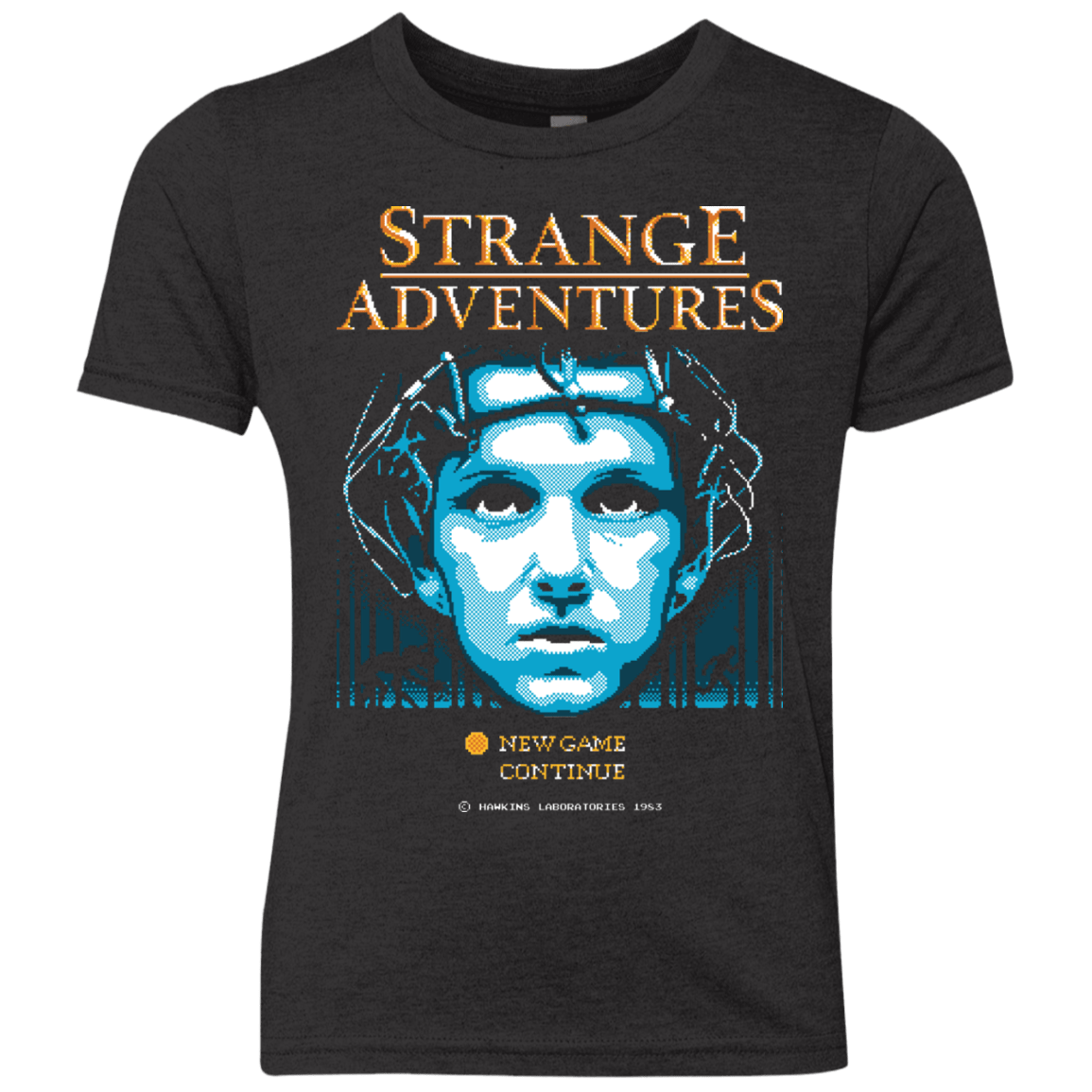 T-Shirts Vintage Black / YXS Strange Adventures Youth Triblend T-Shirt