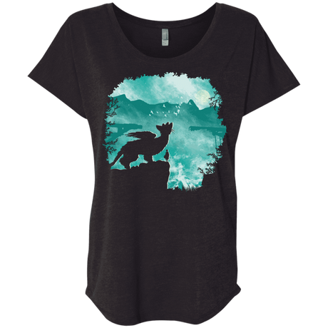 T-Shirts Vintage Black / X-Small Strange Awakening Triblend Dolman Sleeve