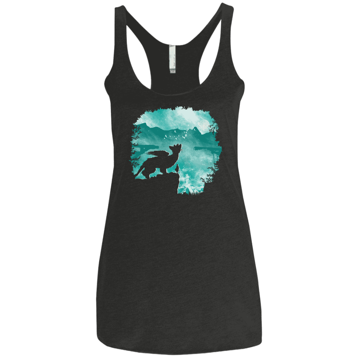 T-Shirts Vintage Black / X-Small Strange Awakening Women's Triblend Racerback Tank