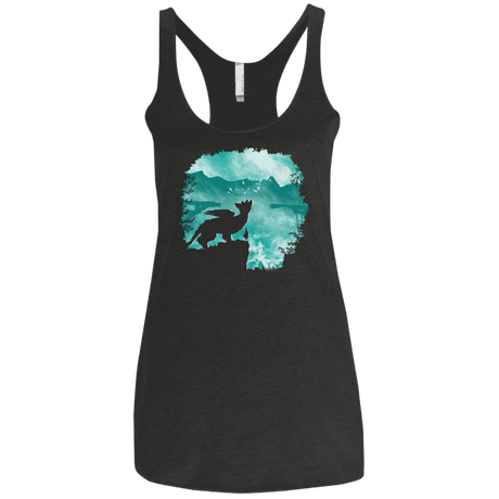 T-Shirts Vintage Black / X-Small Strange Awakening Women's Triblend Racerback Tank