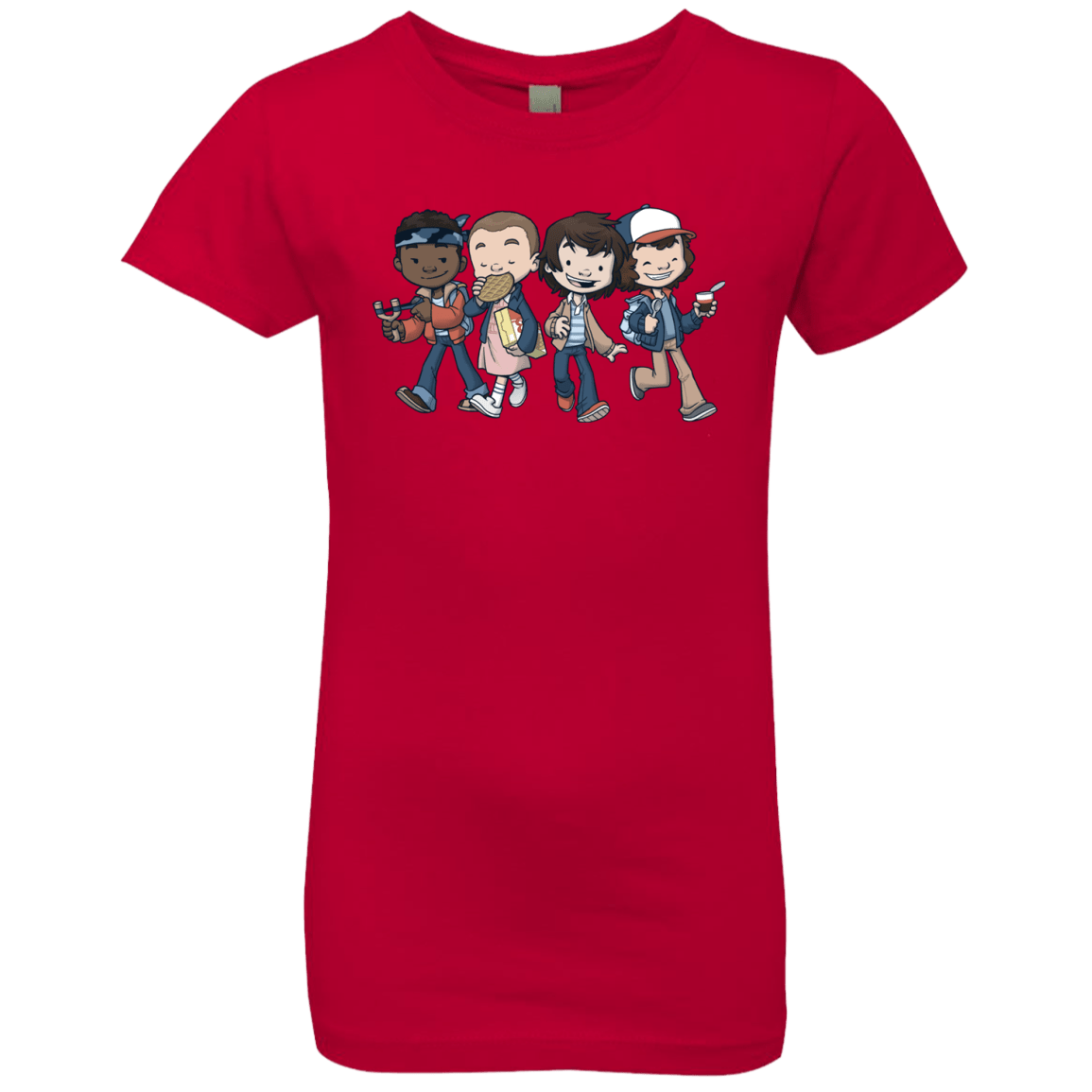 T-Shirts Red / YXS Strange BFF Girls Premium T-Shirt