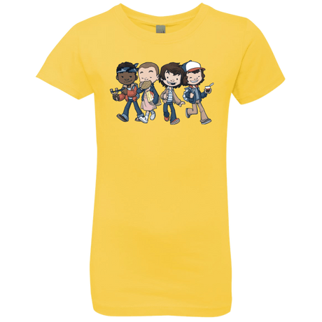 T-Shirts Vibrant Yellow / YXS Strange BFF Girls Premium T-Shirt