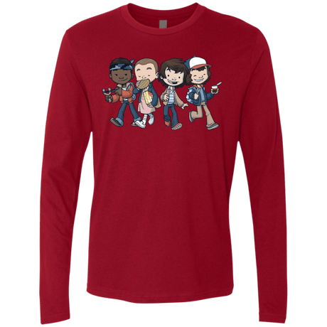 T-Shirts Cardinal / Small Strange BFF Men's Premium Long Sleeve