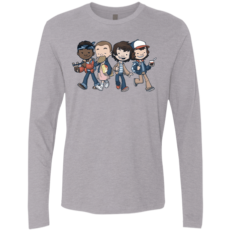 T-Shirts Heather Grey / Small Strange BFF Men's Premium Long Sleeve