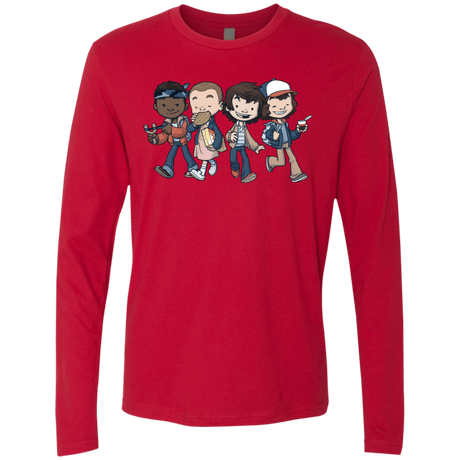 T-Shirts Red / Small Strange BFF Men's Premium Long Sleeve