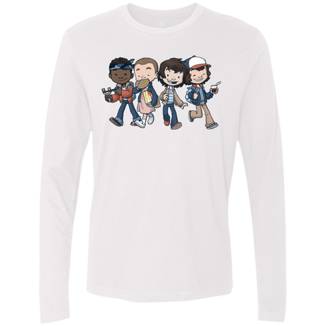 T-Shirts White / Small Strange BFF Men's Premium Long Sleeve