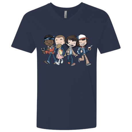 T-Shirts Midnight Navy / X-Small Strange BFF Men's Premium V-Neck