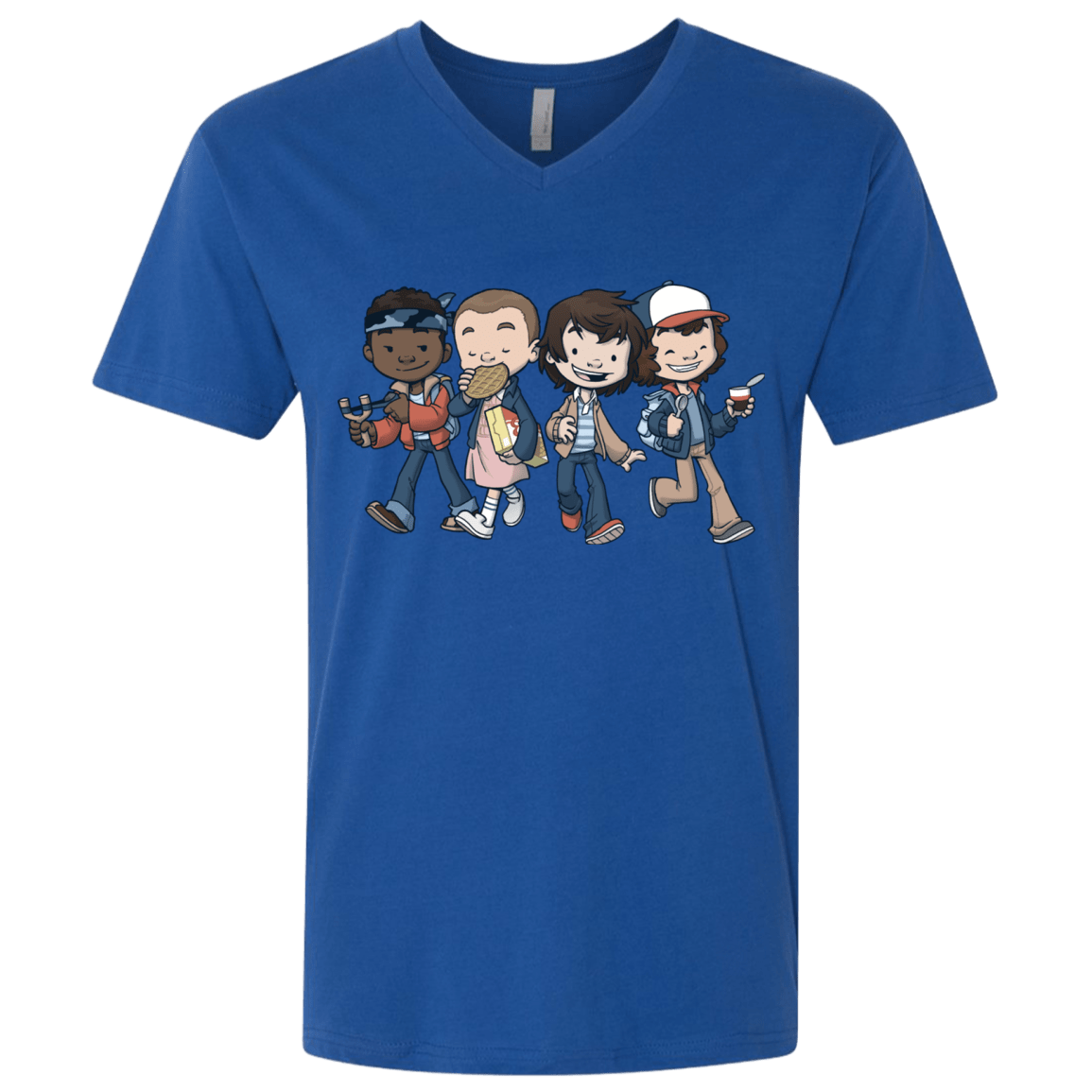T-Shirts Royal / X-Small Strange BFF Men's Premium V-Neck