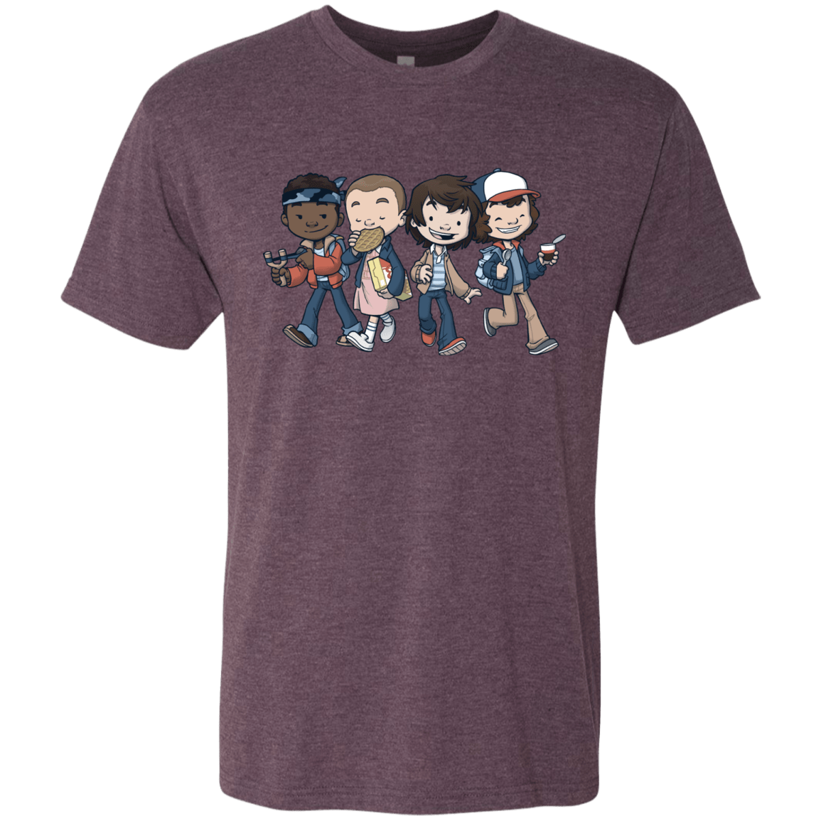 T-Shirts Vintage Purple / Small Strange BFF Men's Triblend T-Shirt