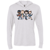 T-Shirts Heather White / X-Small Strange BFF Triblend Long Sleeve Hoodie Tee