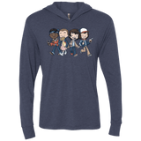 T-Shirts Vintage Navy / X-Small Strange BFF Triblend Long Sleeve Hoodie Tee