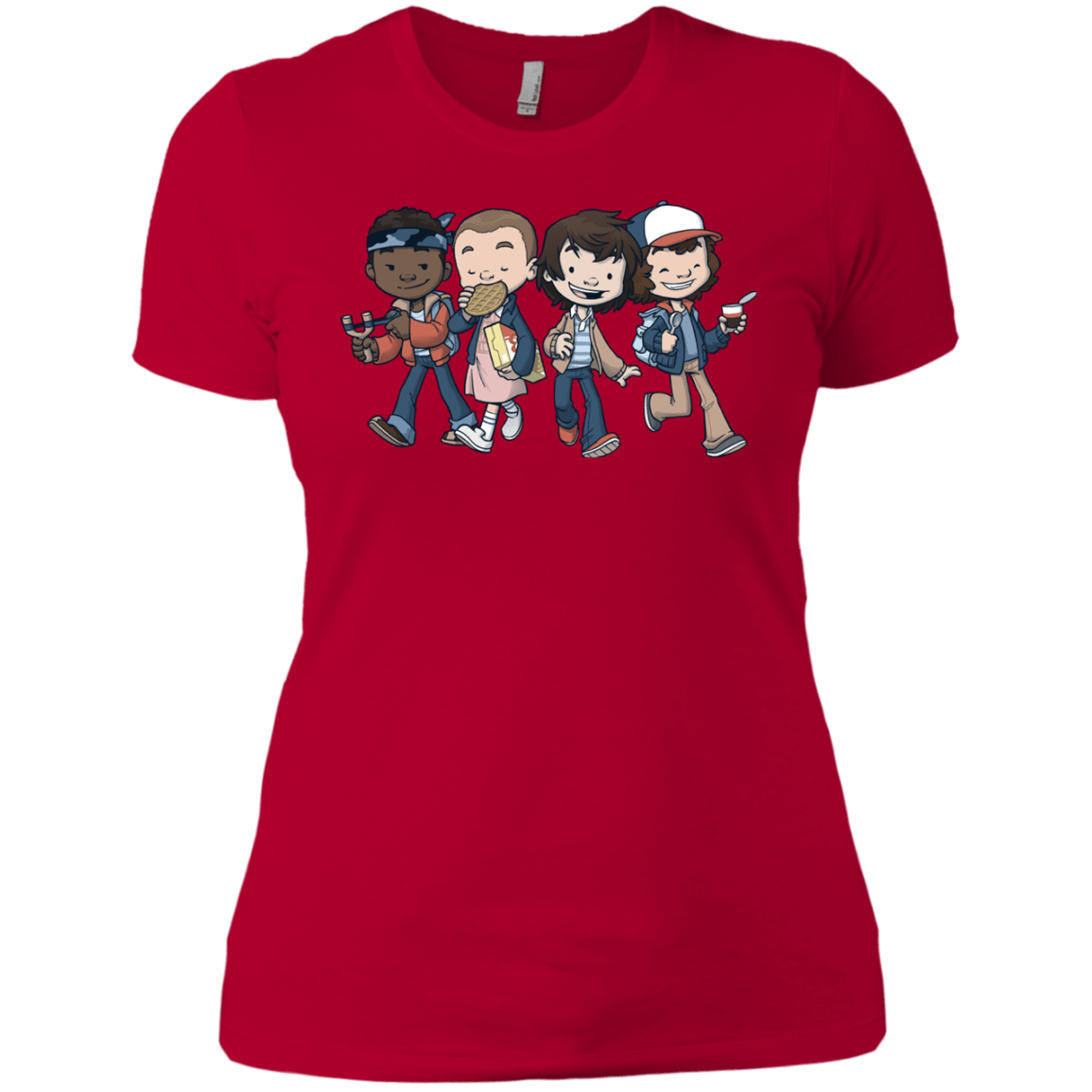 T-Shirts Red / X-Small Strange BFF Women's Premium T-Shirt