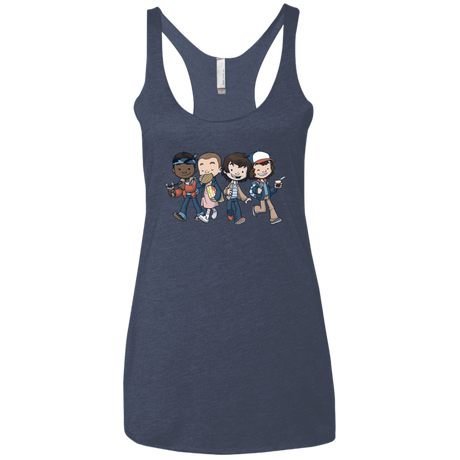 T-Shirts Vintage Navy / X-Small Strange BFF Women's Triblend Racerback Tank