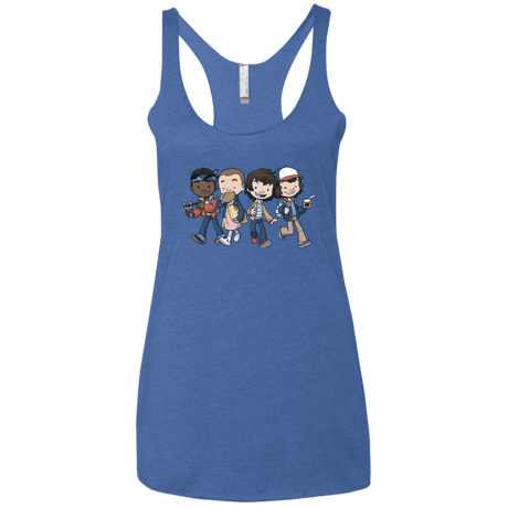 T-Shirts Vintage Royal / X-Small Strange BFF Women's Triblend Racerback Tank