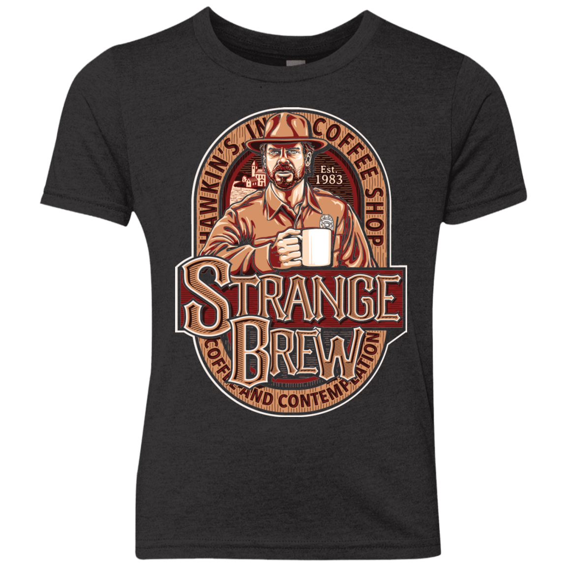T-Shirts Vintage Black / YXS STRANGE BREW Youth Triblend T-Shirt