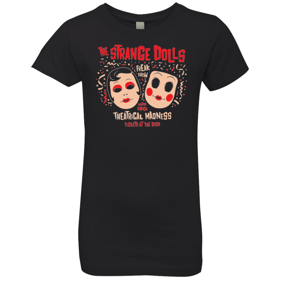 T-Shirts Black / YXS STRANGE DOLLS Girls Premium T-Shirt