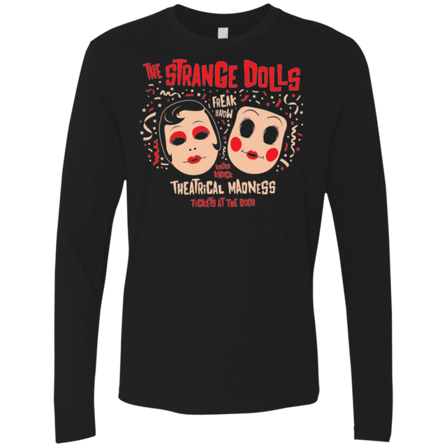 T-Shirts Black / Small STRANGE DOLLS Men's Premium Long Sleeve