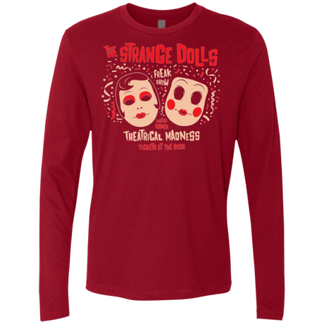 T-Shirts Cardinal / Small STRANGE DOLLS Men's Premium Long Sleeve