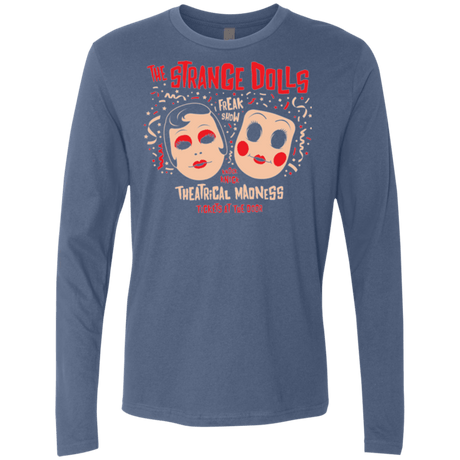 T-Shirts Indigo / Small STRANGE DOLLS Men's Premium Long Sleeve