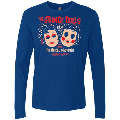 T-Shirts Royal / Small STRANGE DOLLS Men's Premium Long Sleeve