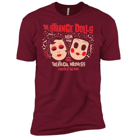 T-Shirts Cardinal / X-Small STRANGE DOLLS Men's Premium T-Shirt