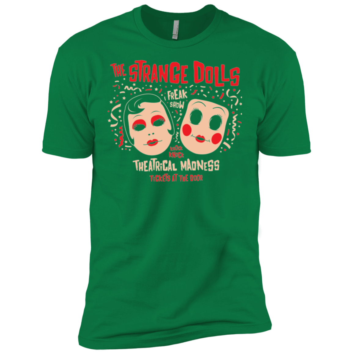 T-Shirts Kelly Green / X-Small STRANGE DOLLS Men's Premium T-Shirt