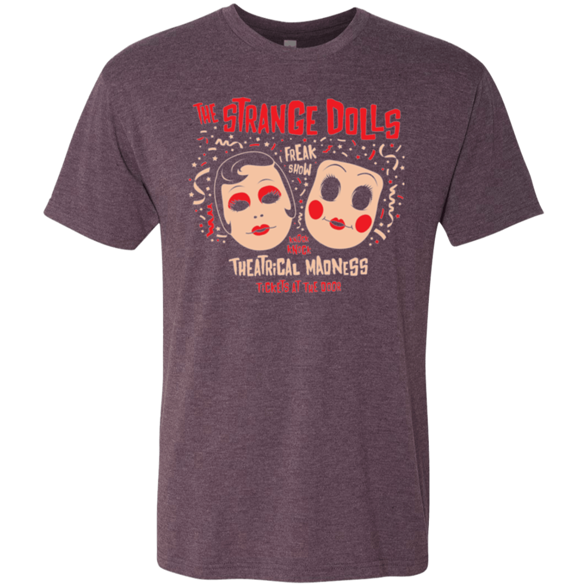 T-Shirts Vintage Purple / Small STRANGE DOLLS Men's Triblend T-Shirt
