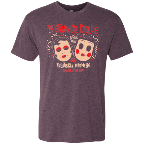 T-Shirts Vintage Purple / Small STRANGE DOLLS Men's Triblend T-Shirt