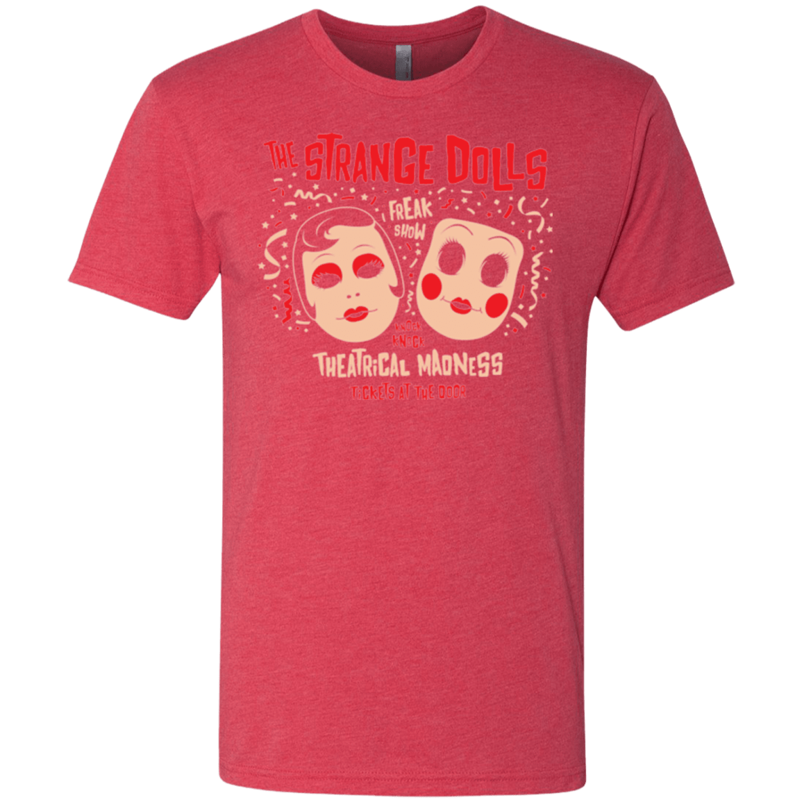 T-Shirts Vintage Red / Small STRANGE DOLLS Men's Triblend T-Shirt