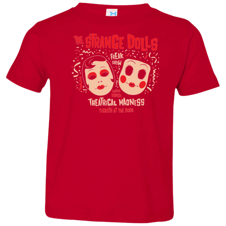 T-Shirts Red / 2T STRANGE DOLLS Toddler Premium T-Shirt