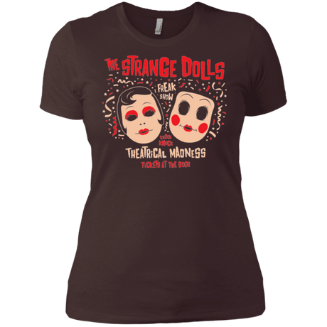 T-Shirts Dark Chocolate / X-Small STRANGE DOLLS Women's Premium T-Shirt
