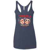 T-Shirts Vintage Navy / X-Small STRANGE DOLLS Women's Triblend Racerback Tank