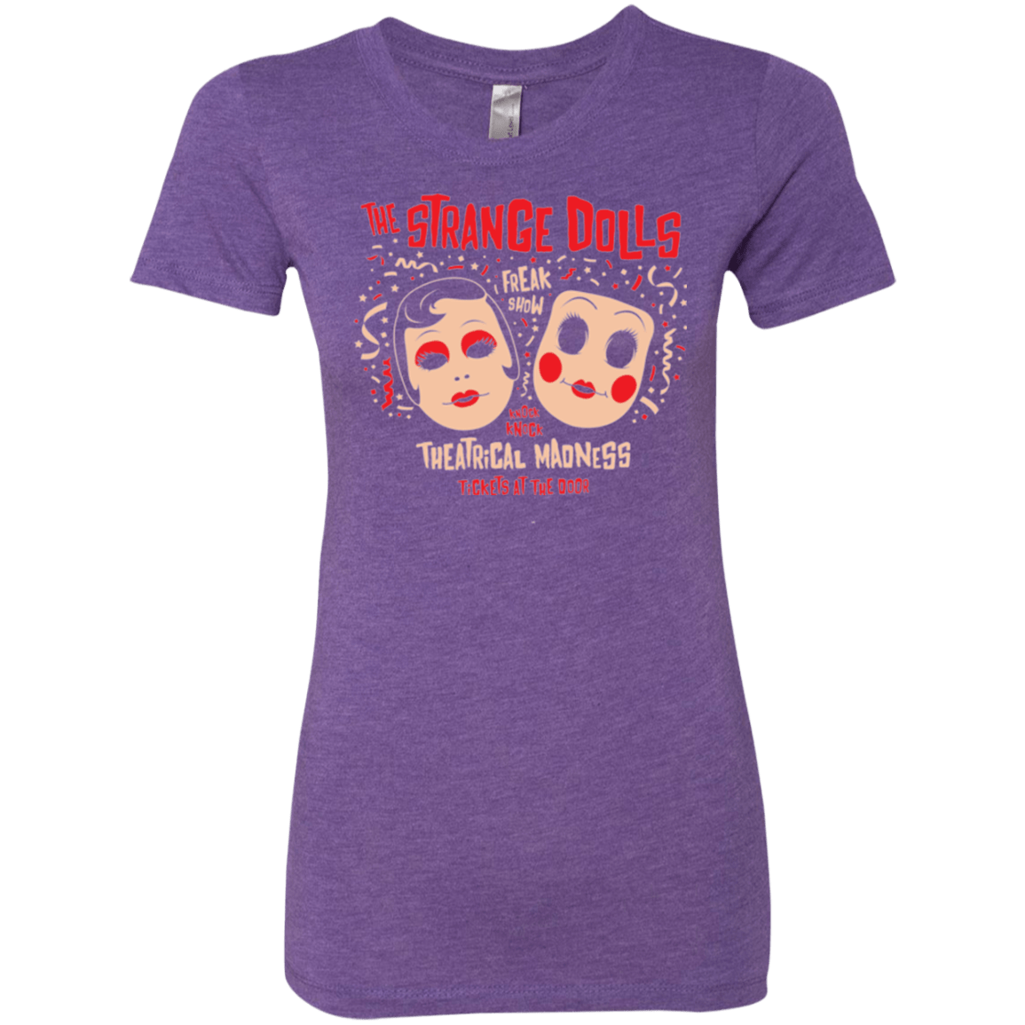 T-Shirts Purple Rush / Small STRANGE DOLLS Women's Triblend T-Shirt
