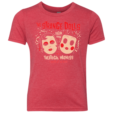T-Shirts Vintage Red / YXS STRANGE DOLLS Youth Triblend T-Shirt