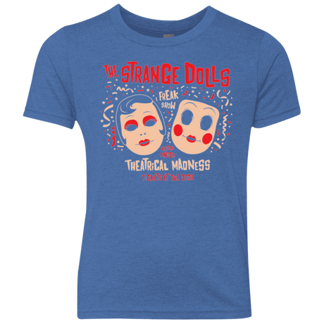 T-Shirts Vintage Royal / YXS STRANGE DOLLS Youth Triblend T-Shirt