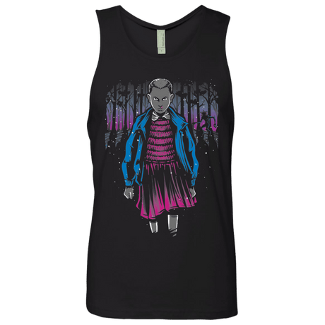 T-Shirts Black / Small Strange Girl Men's Premium Tank Top