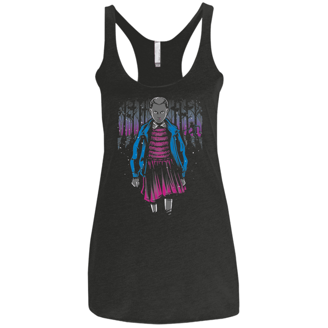 T-Shirts Vintage Black / X-Small Strange Girl Women's Triblend Racerback Tank