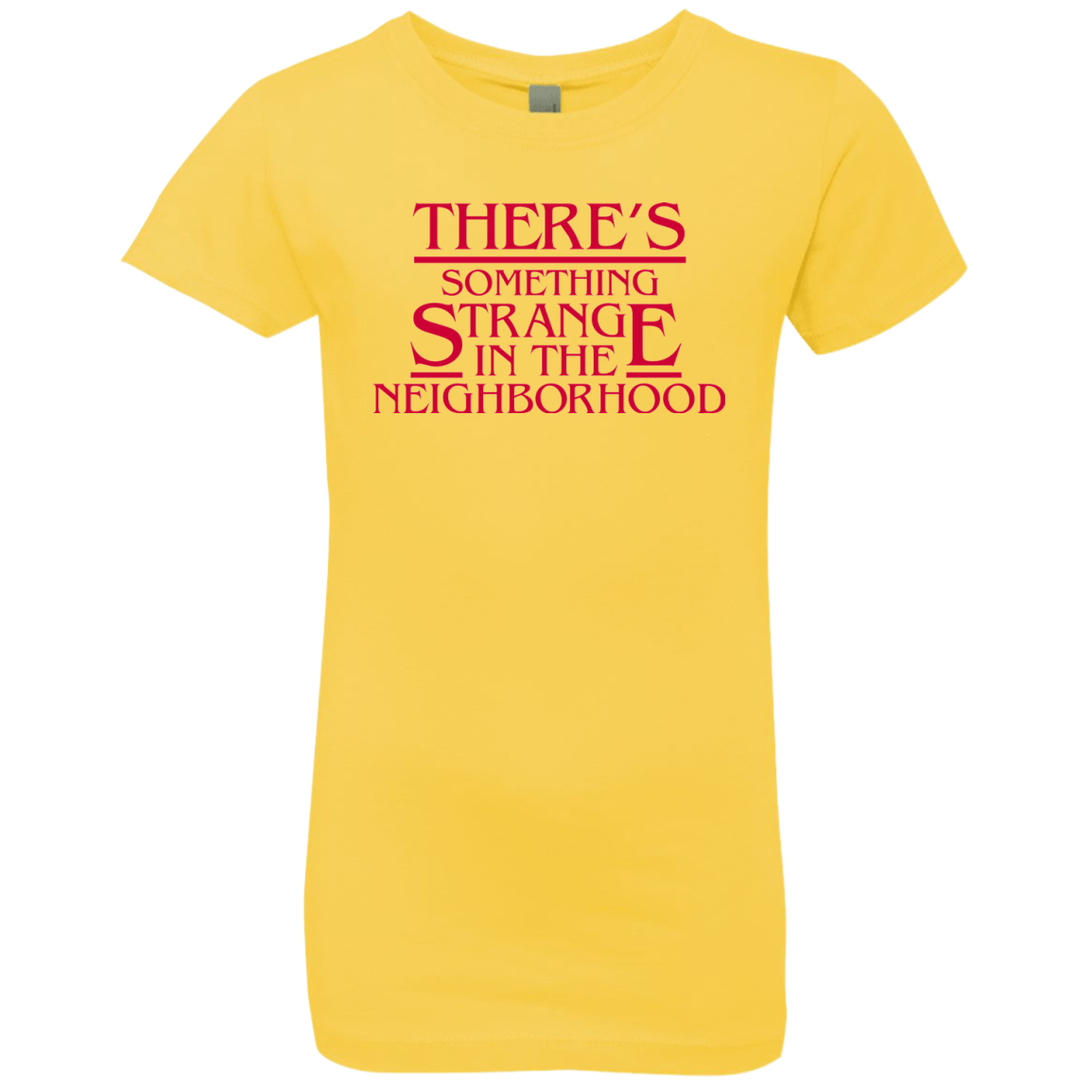 T-Shirts Vibrant Yellow / YXS Strange Hawkins Girls Premium T-Shirt