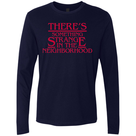 T-Shirts Midnight Navy / Small Strange Hawkins Men's Premium Long Sleeve