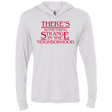 T-Shirts Heather White / X-Small Strange Hawkins Triblend Long Sleeve Hoodie Tee