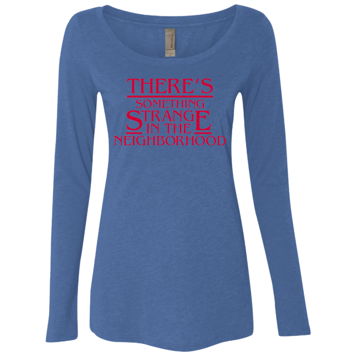 T-Shirts Vintage Royal / Small Strange Hawkins Women's Triblend Long Sleeve Shirt