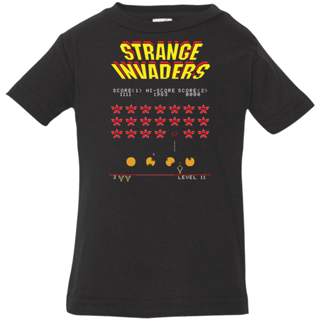 T-Shirts Black / 6 Months Strange Invaders Infant Premium T-Shirt