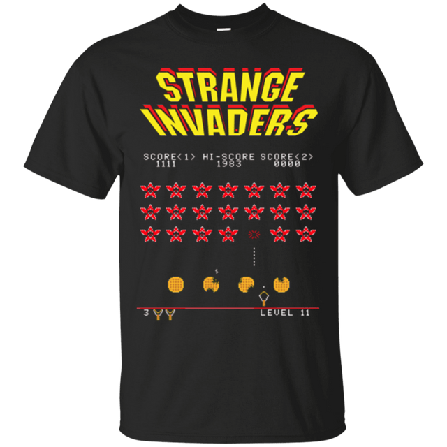 T-Shirts Black / Small Strange Invaders T-Shirt