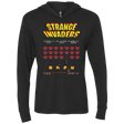 T-Shirts Vintage Black / X-Small Strange Invaders Triblend Long Sleeve Hoodie Tee