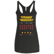 T-Shirts Vintage Black / X-Small Strange Invaders Women's Triblend Racerback Tank