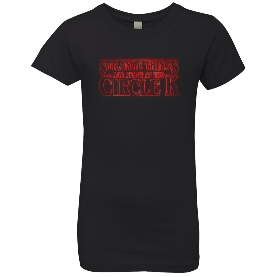 T-Shirts Black / YXS Strange Things Circle K Girls Premium T-Shirt