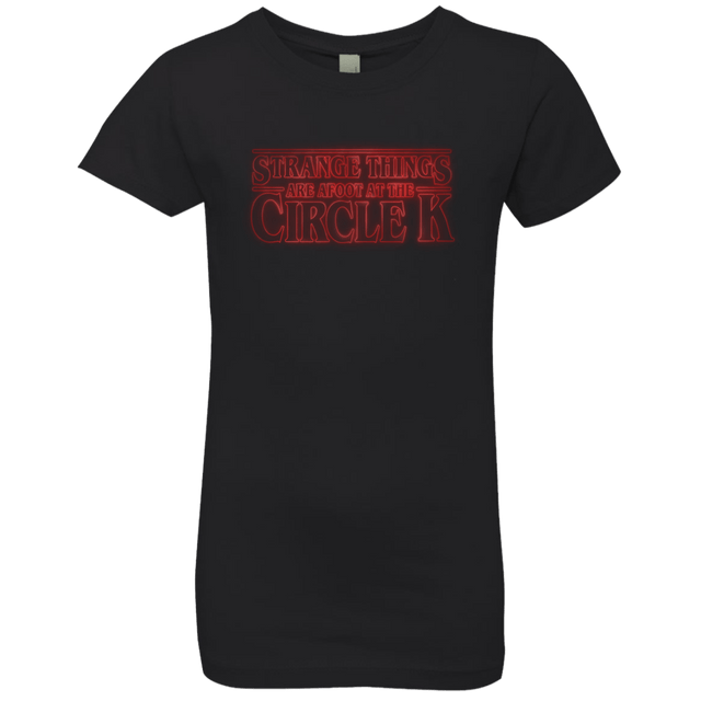 T-Shirts Black / YXS Strange Things Circle K Girls Premium T-Shirt