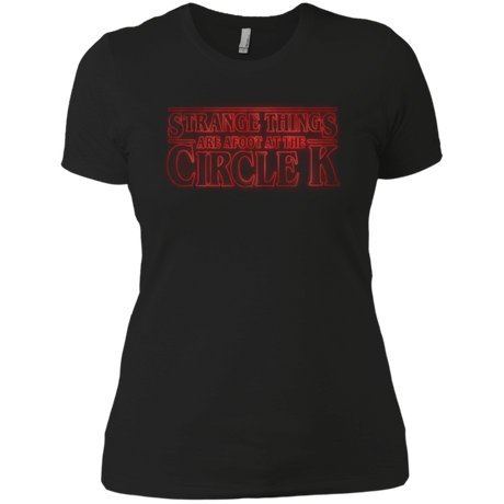 T-Shirts Black / X-Small Strange Things Circle K Women's Premium T-Shirt