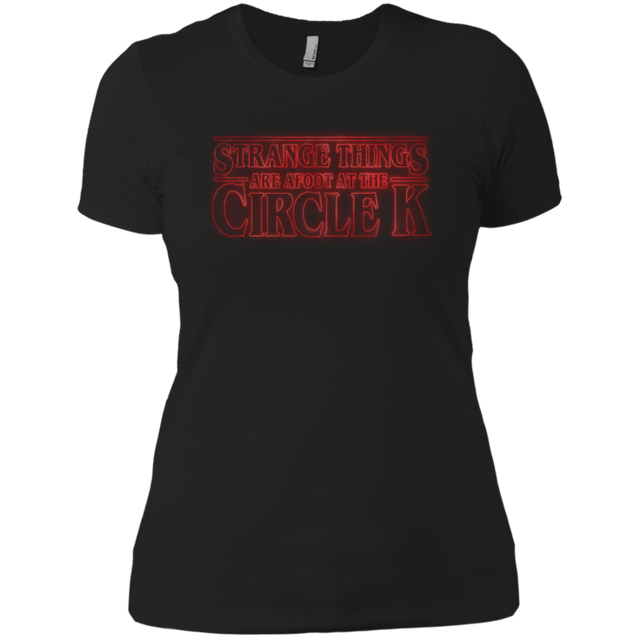 T-Shirts Black / X-Small Strange Things Circle K Women's Premium T-Shirt