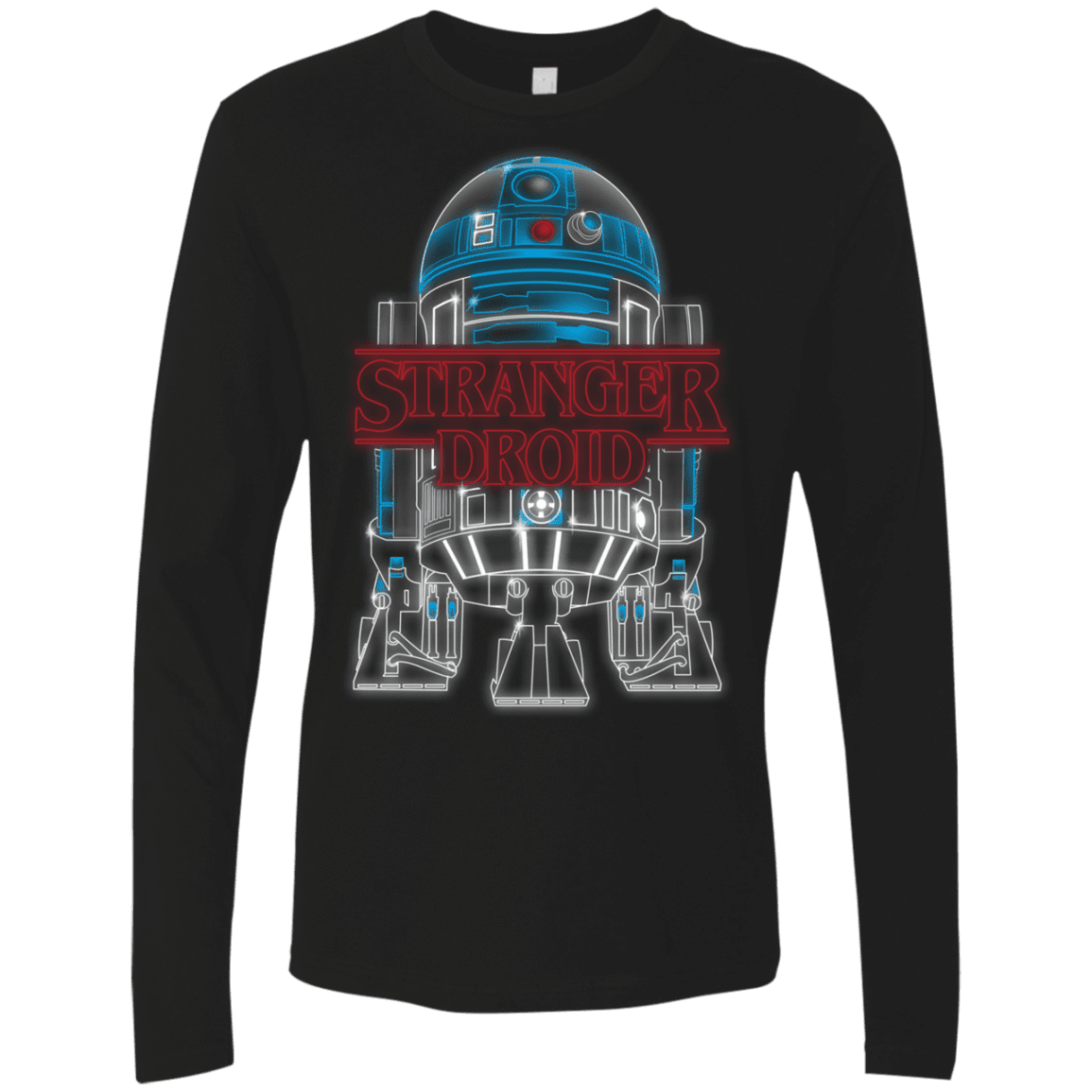 T-Shirts Black / Small Stranger Droid Men's Premium Long Sleeve